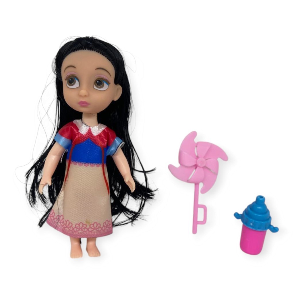 Aksesuarlı Mini Prenses Oyuncak Bebek 13 Cm (Lisinya)