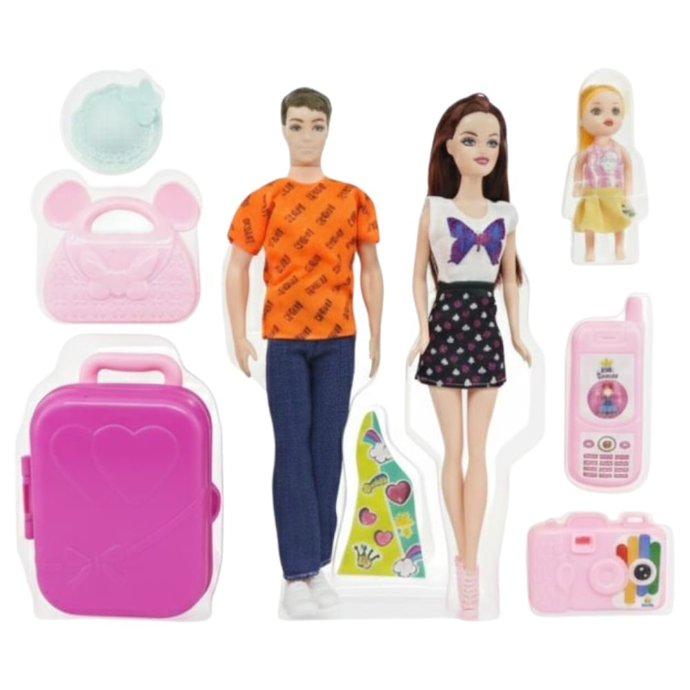 Anlily Aile Tatil Seti Cindy Doll - 02455 (Lisinya) Anlily Aile Tatil Seti Cindy Doll - 02455 (Lisinya)
