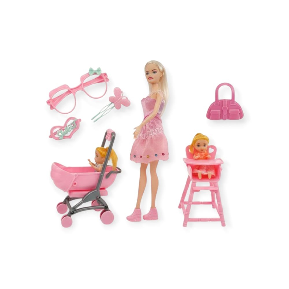 Anlily Pusetli Mama Sandalyeli Bebek Seti Cindy Doll Little Baby - 02456 (Lisinya) Anlily Pusetli Mama Sandalyeli Bebek Seti Cindy Doll Little Baby - 02456 (Lisinya)
