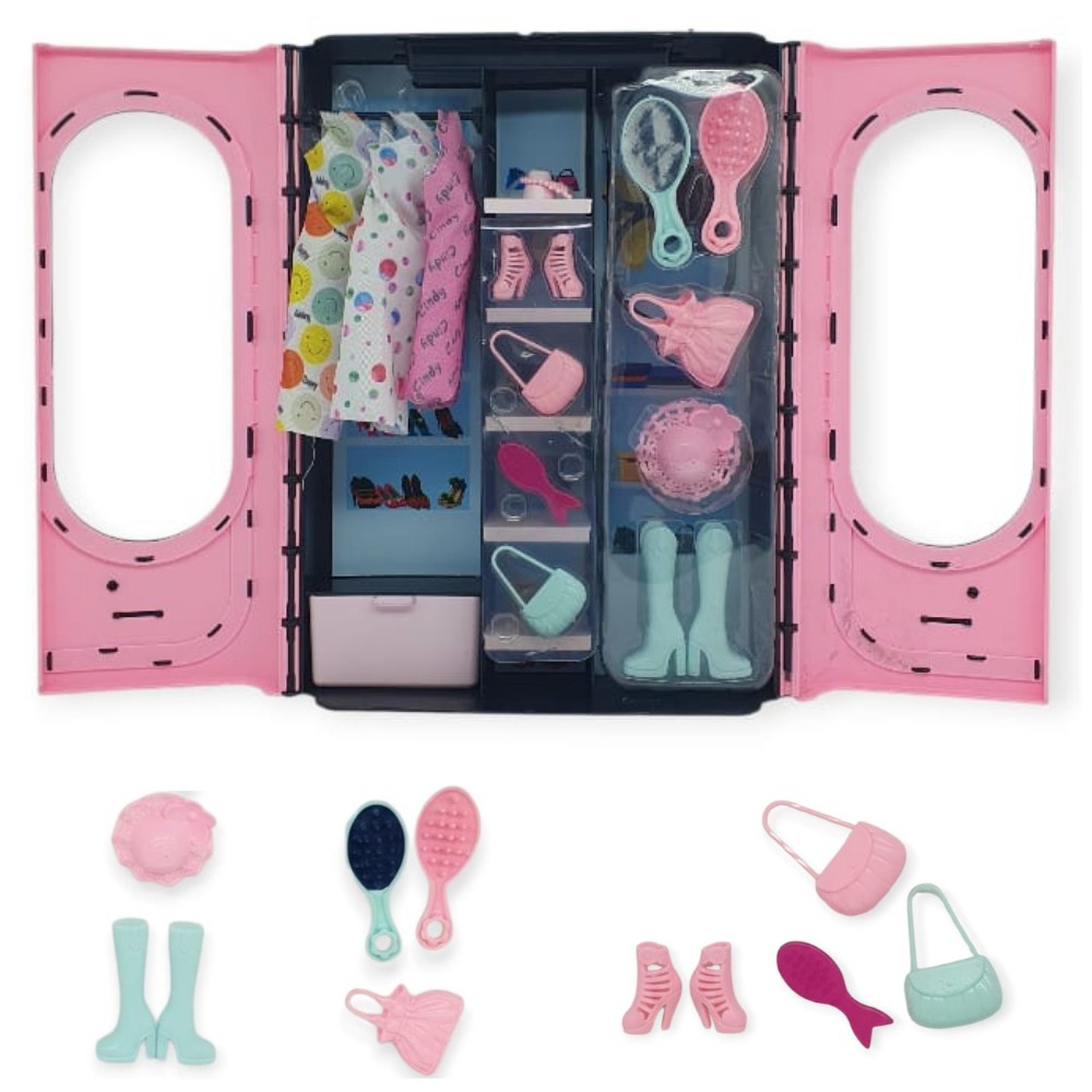 Anlily Stilim Sensin Elbise Dolabı - Açık Pembe (Lisinya) Anlily Stilim Sensin Elbise Dolabı - Açık Pembe (Lisinya)