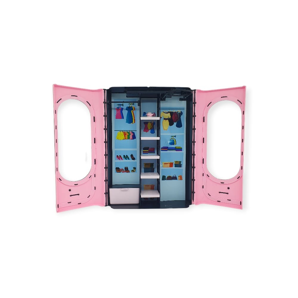 Anlily Stilim Sensin Elbise Dolabı - Açık Pembe (Lisinya) Anlily Stilim Sensin Elbise Dolabı - Açık Pembe (Lisinya)