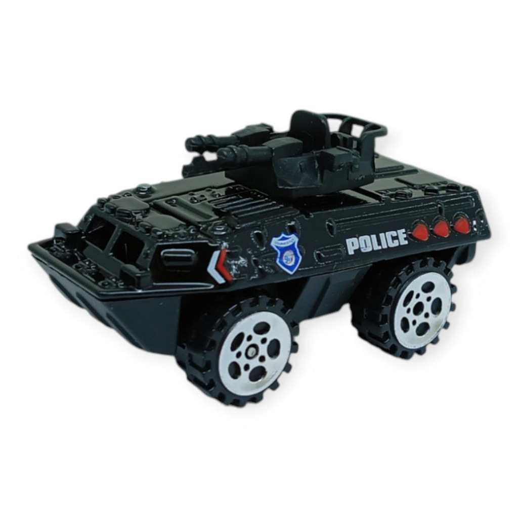 İş Araçları Serisi - Polis Araç Seti 5 Parça 7 cm - TH733 (Lisinya)