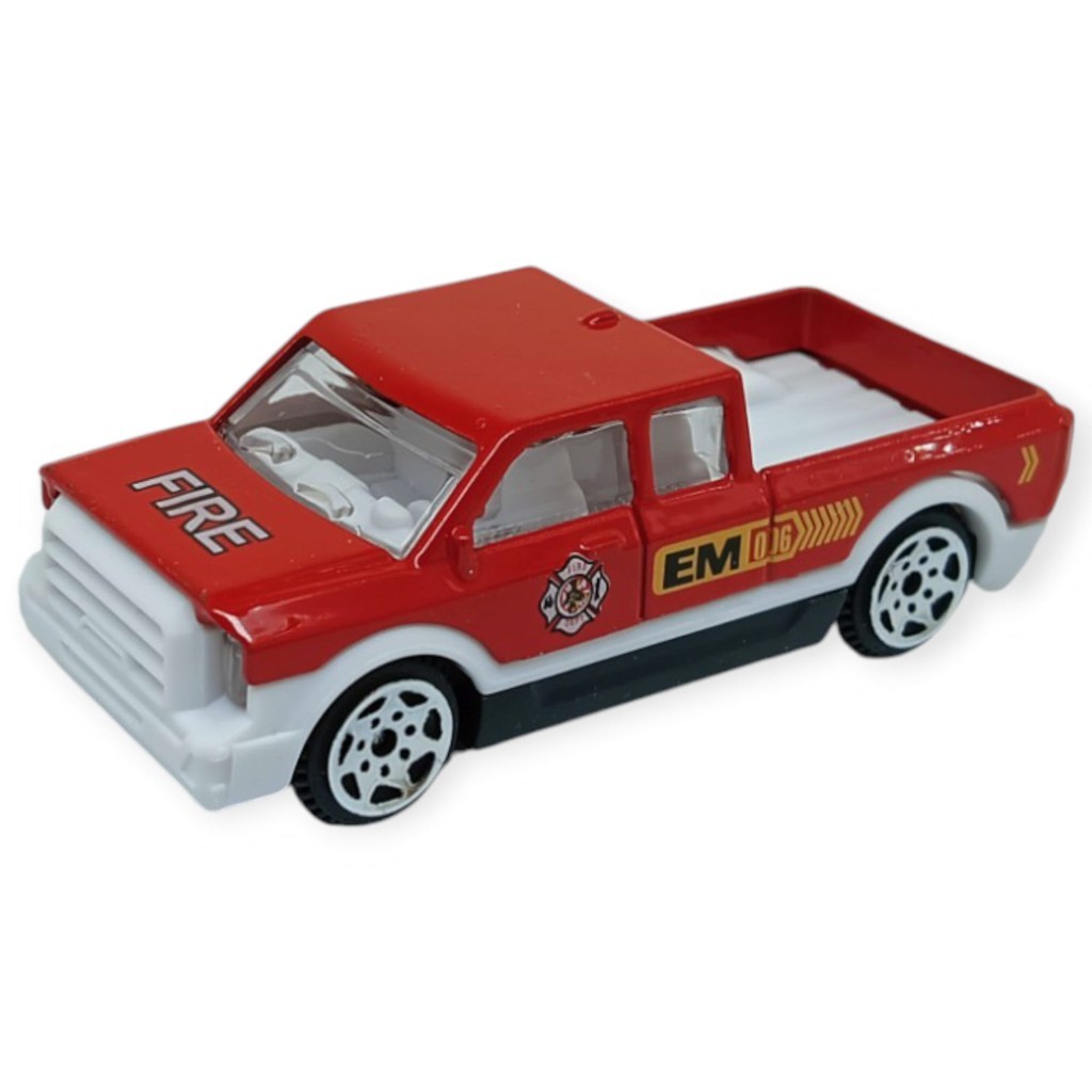 İş Araçları Serisi - İtfaiye Araç Seti 5 Parça 7 cm - TH733 (Lisinya)