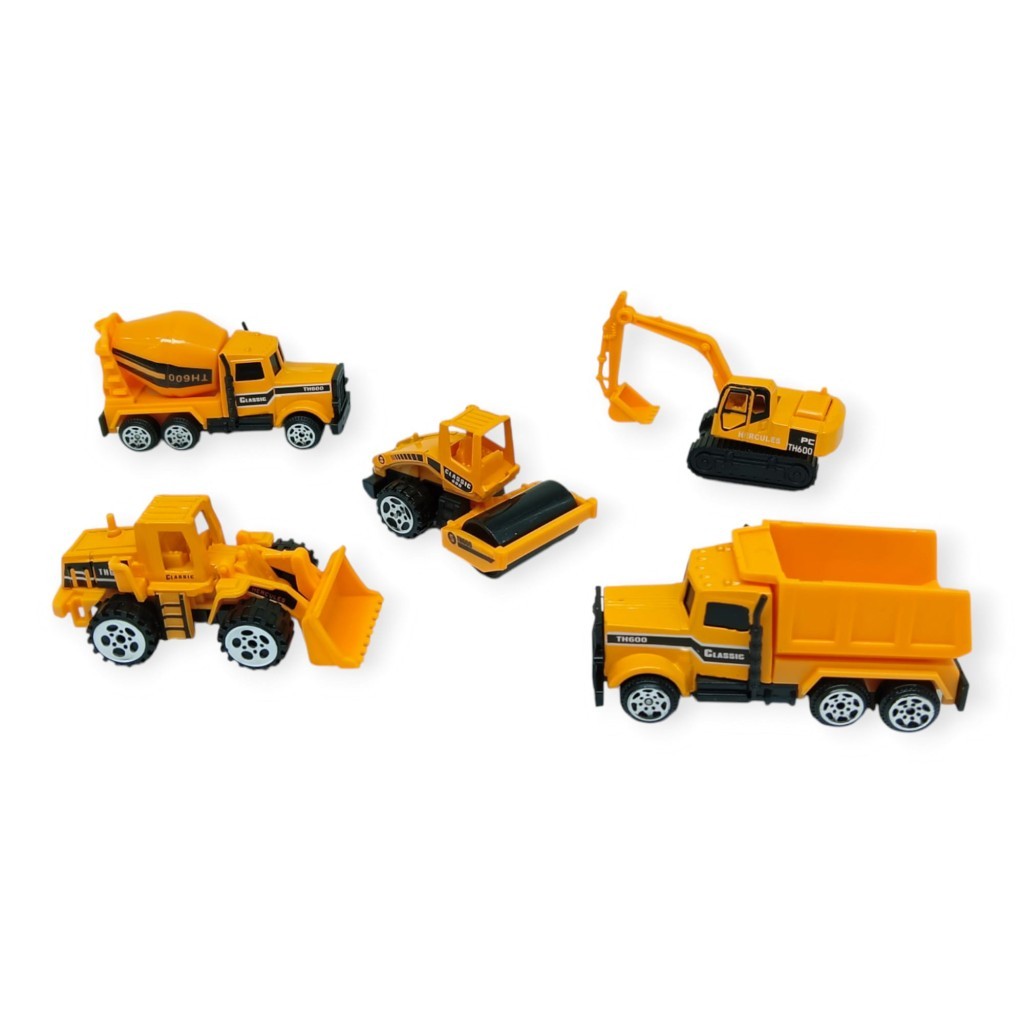 İş Araçları Serisi - İnşaat Araç Seti 5 Parça 7 cm - TH733 (Lisinya)