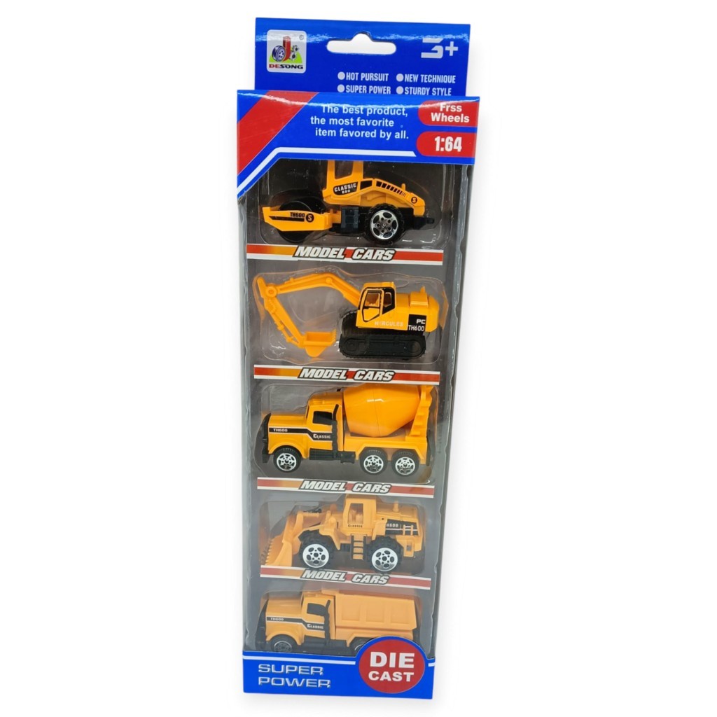 İş Araçları Serisi - İnşaat Araç Seti 5 Parça 7 cm - TH733 (Lisinya) İş Araçları Serisi - İnşaat Araç Seti 5 Parça 7 cm - TH733 (Lisinya)