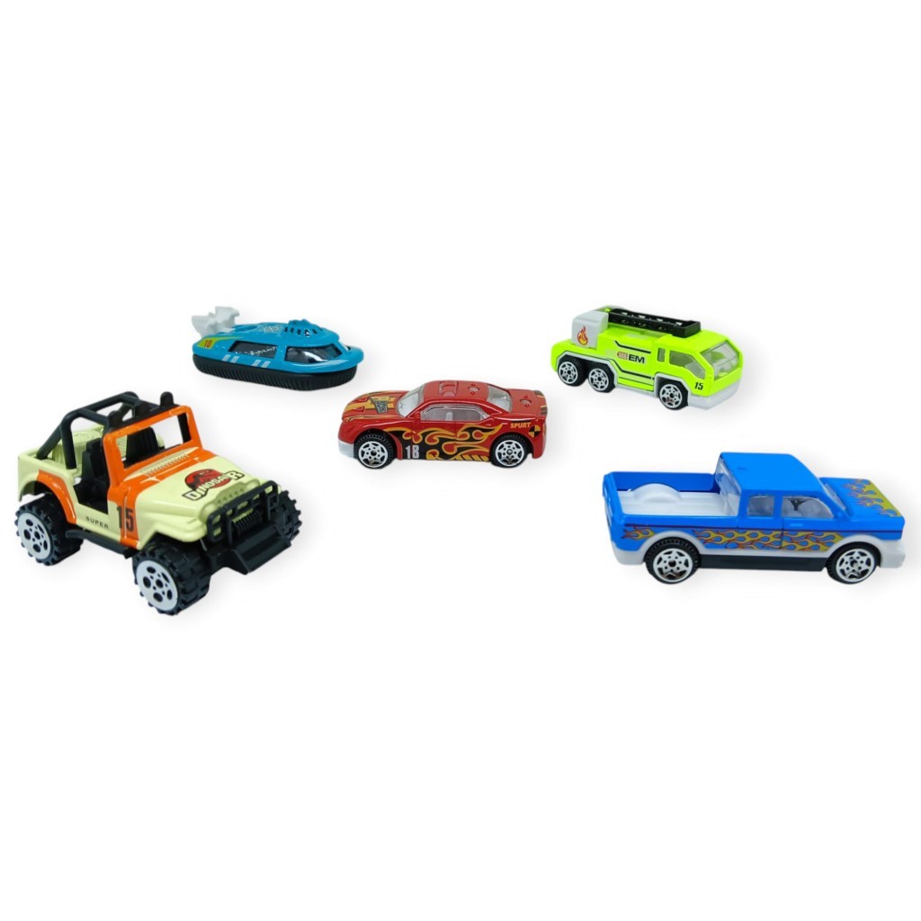 İş Araçları Serisi - Şehir Araç Seti 5 Parça 7 cm - TH733 (Lisinya)