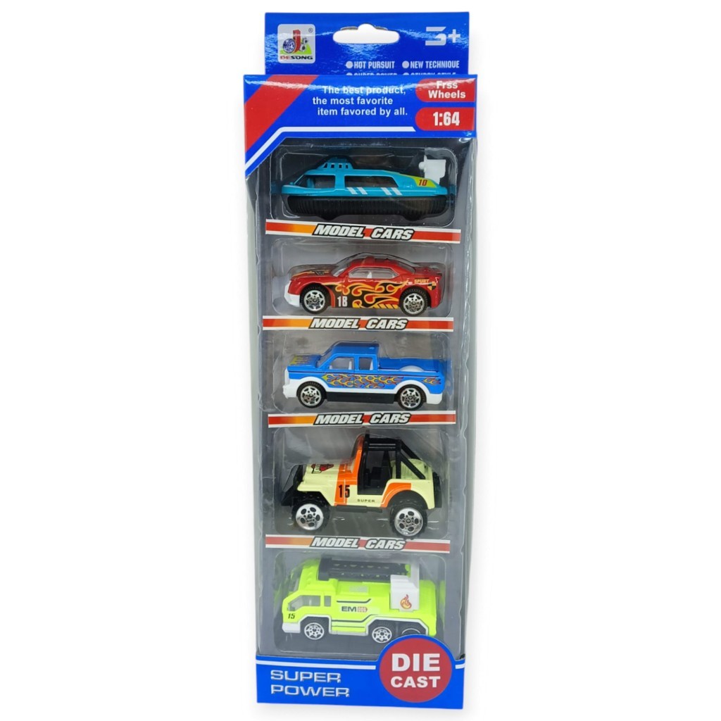 İş Araçları Serisi - Şehir Araç Seti 5 Parça 7 cm - TH733 (Lisinya)