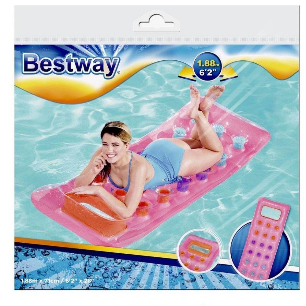 Bestway Şişme Pencereli Bardaklı Deniz Yatağı - 43040 (Lisinya) Bestway Şişme Pencereli Bardaklı Deniz Yatağı - 43040 (Lisinya)