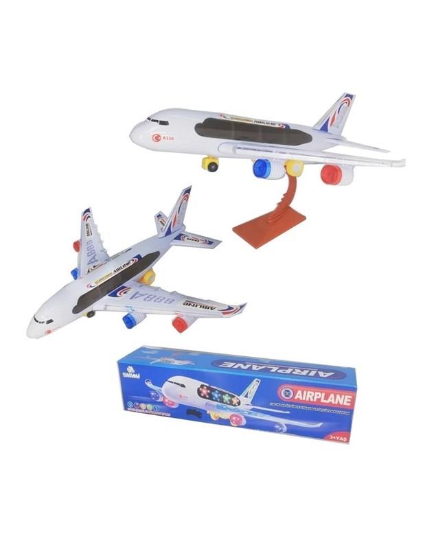 Çarp Dön Işıklı Sesli Büyük Uçak - CNL-A330 (Lisinya)