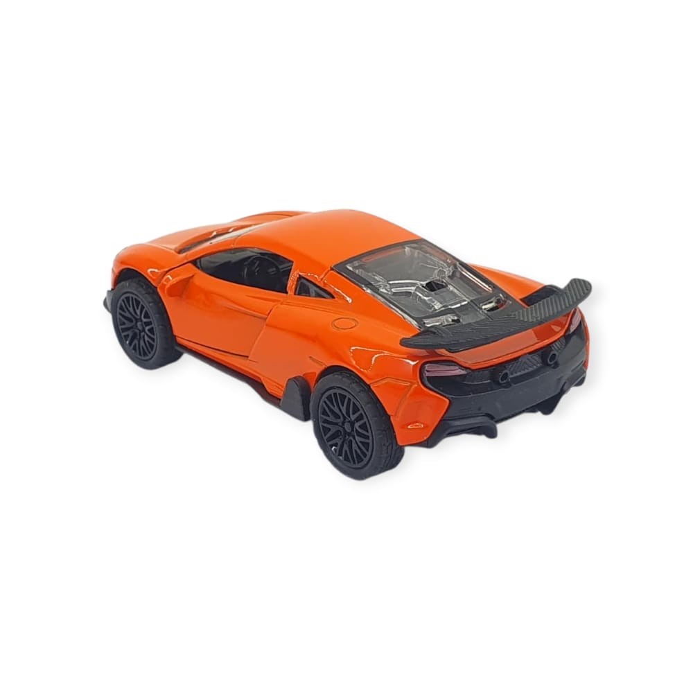 Çek Bırak Araba Metal - 3661C- Turuncu (Lisinya)