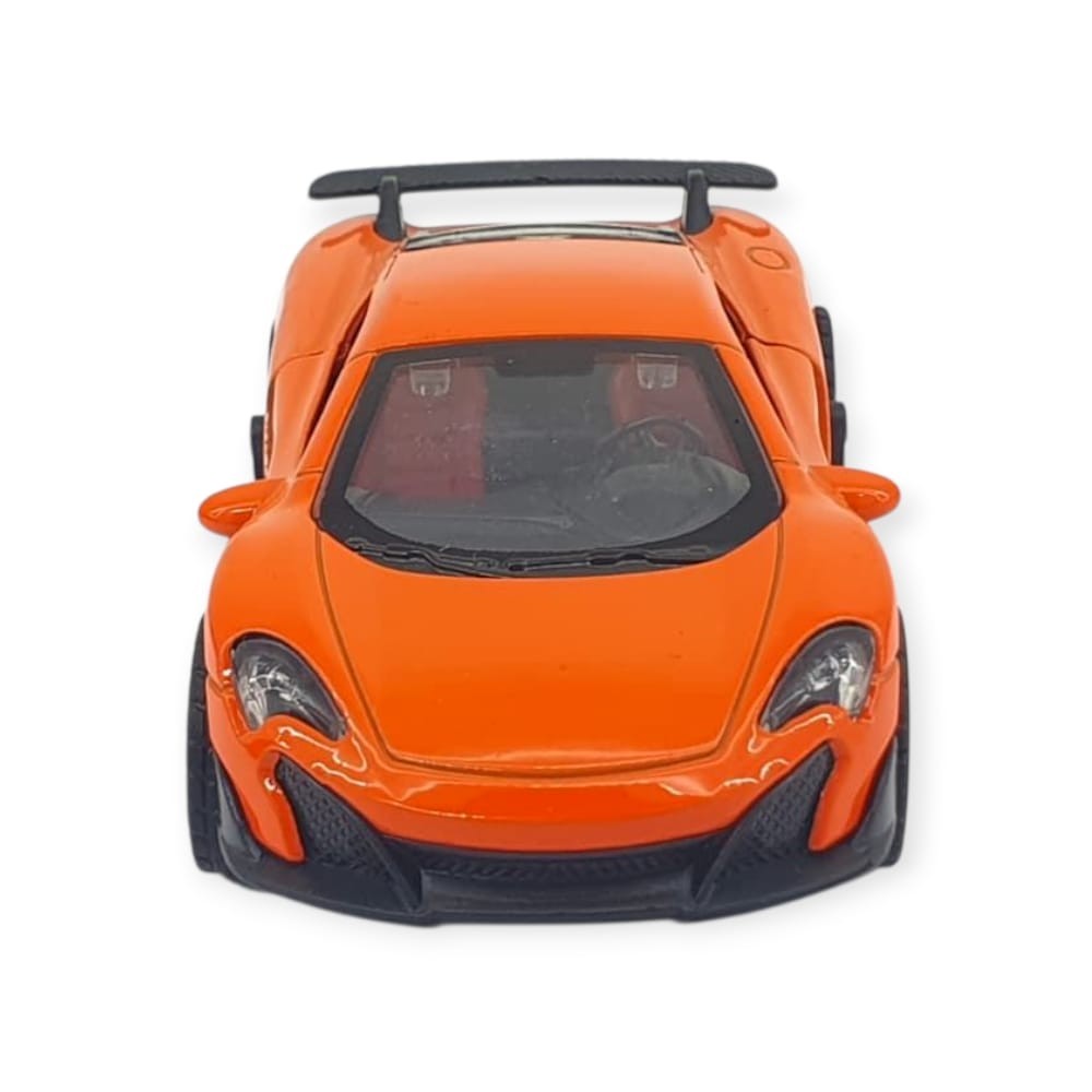 Çek Bırak Araba Metal - 3661C- Turuncu (Lisinya)