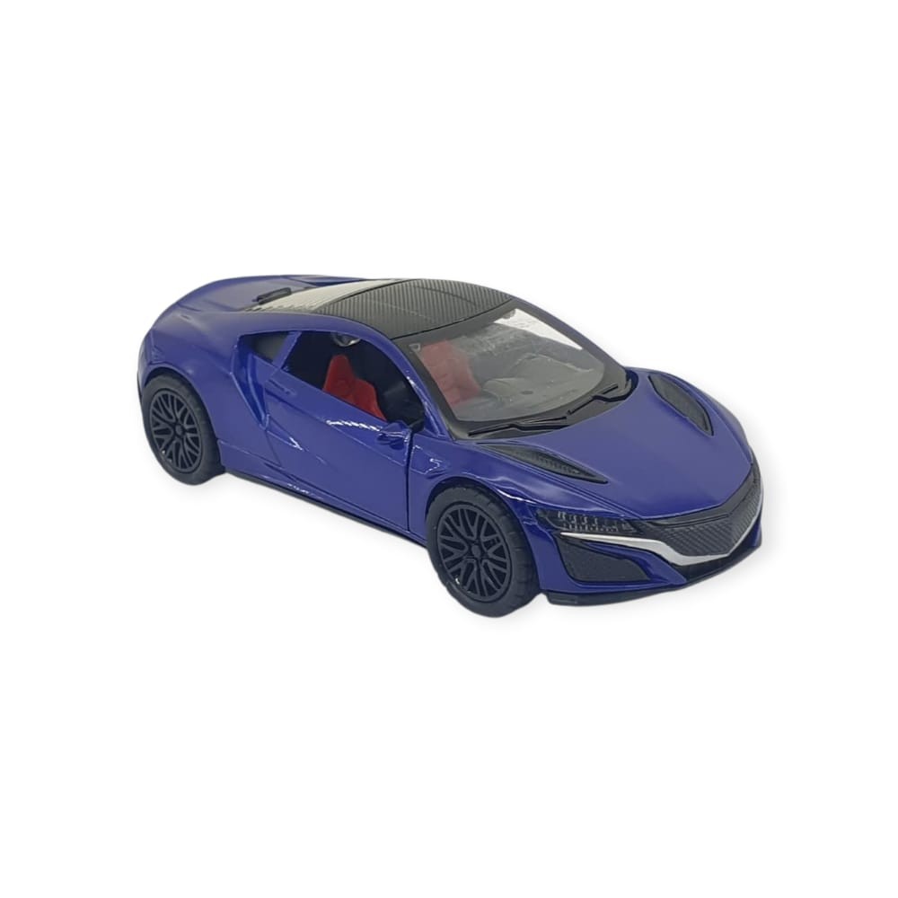 Çek Bırak Araba Metal - 3691C - Mavi (Lisinya)