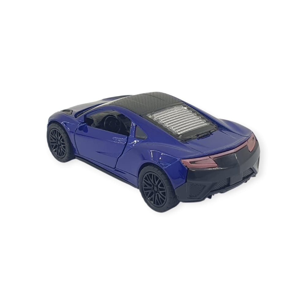 Çek Bırak Araba Metal - 3691C - Mavi (Lisinya)