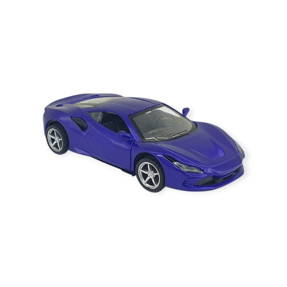 Çek Bırak Araba Metal - 6636-68M - Mavi (Lisinya)