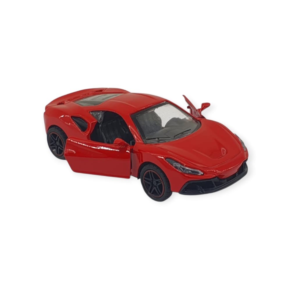 Çek Bırak Araba Metal - 6643-06 - Kırmızı (Lisinya)