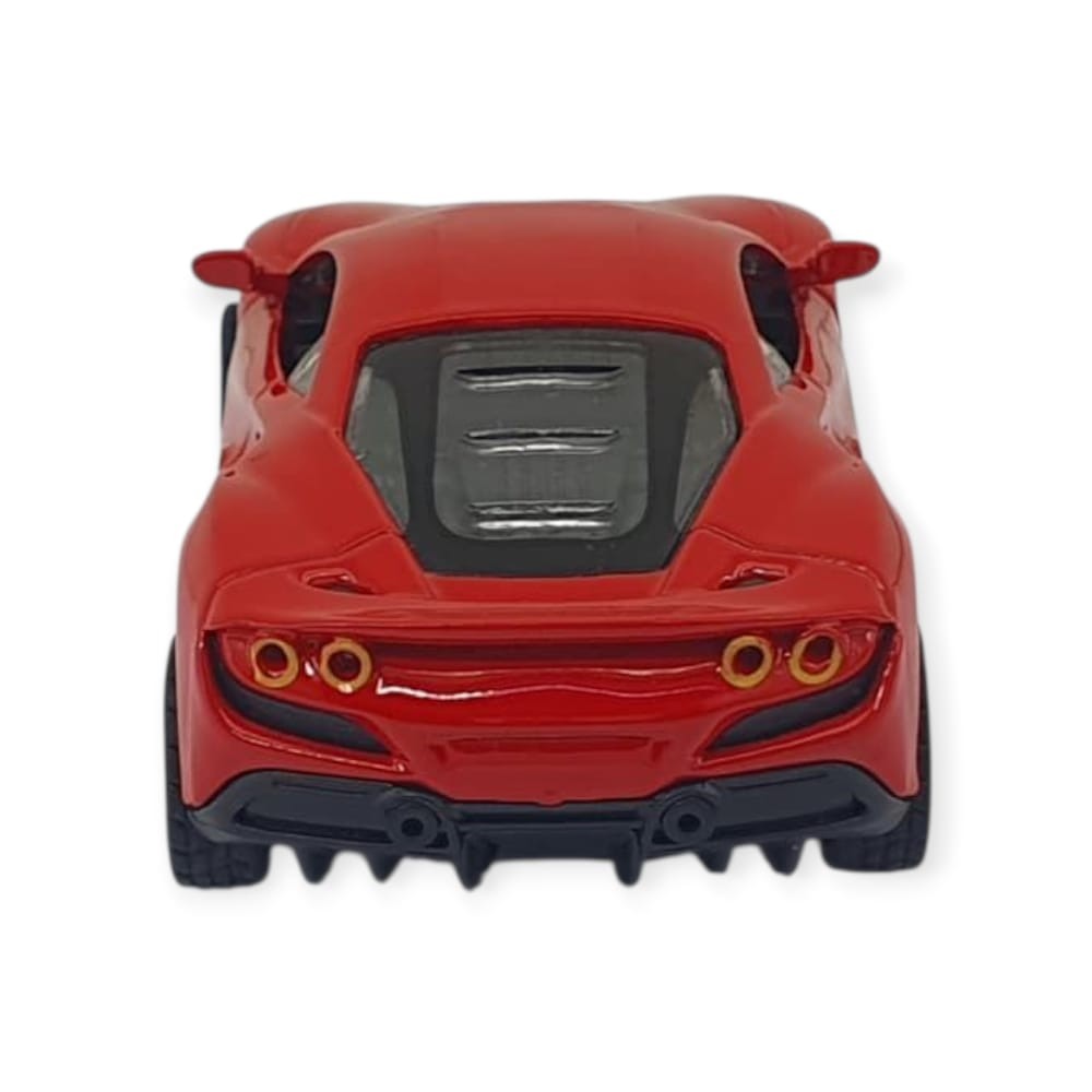 Çek Bırak Araba Metal - 6643-06 - Kırmızı (Lisinya)