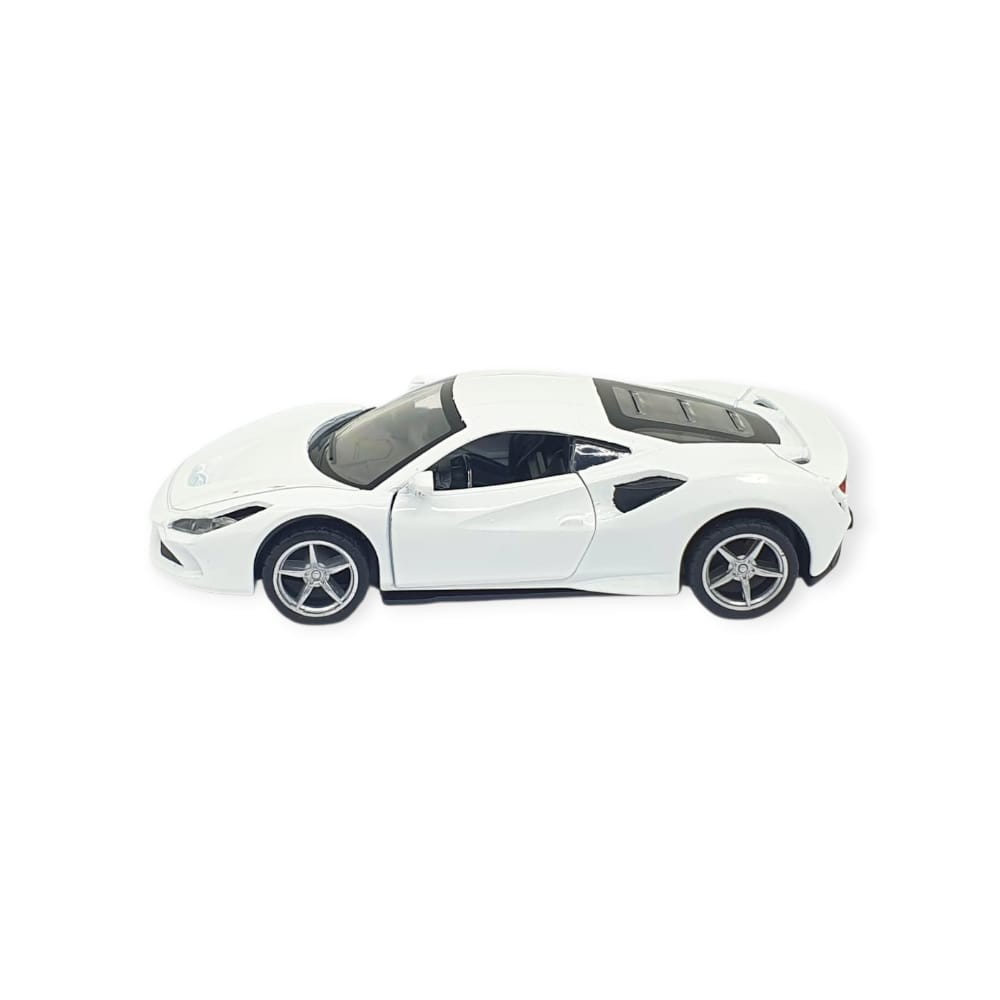 Çek Bırak Araba Metal - 6636-68M - Beyaz (Lisinya)