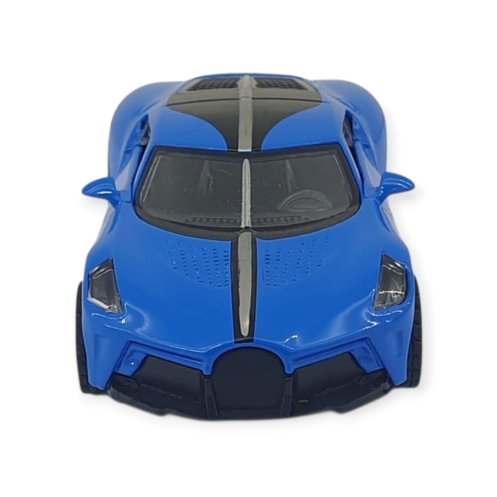 Çek Bırak Araba Metal - 6643-06 - Mavi (Lisinya)