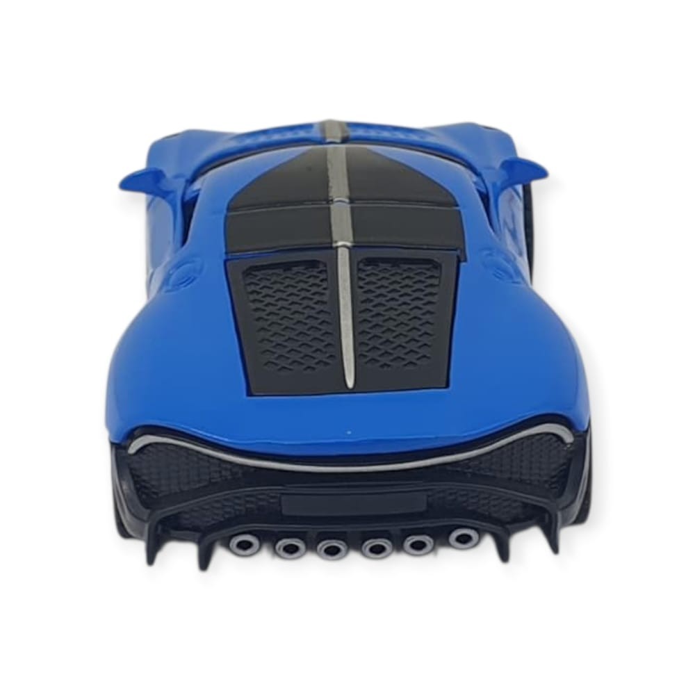 Çek Bırak Araba Metal - 6643-06 - Mavi (Lisinya)