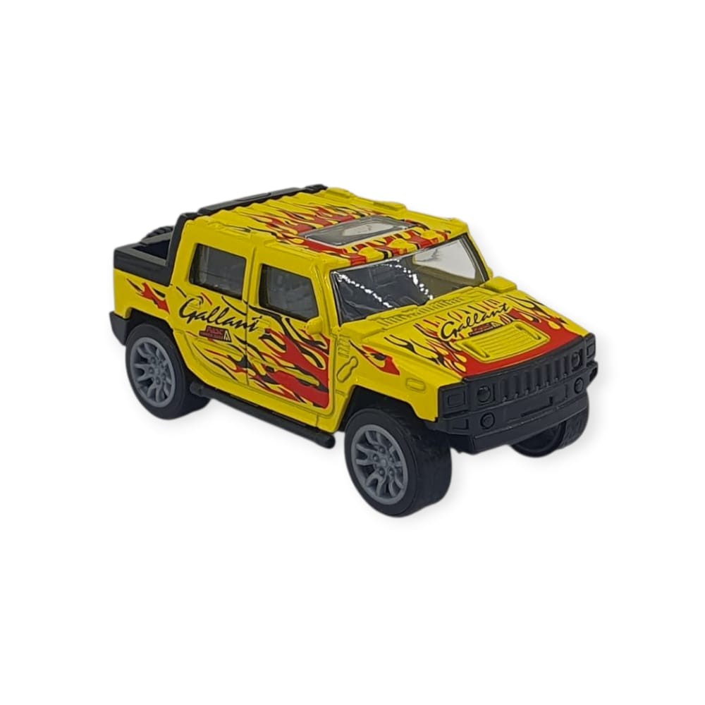 Çek Bırak Araba Metal -K137A7 - Sarı (Lisinya)