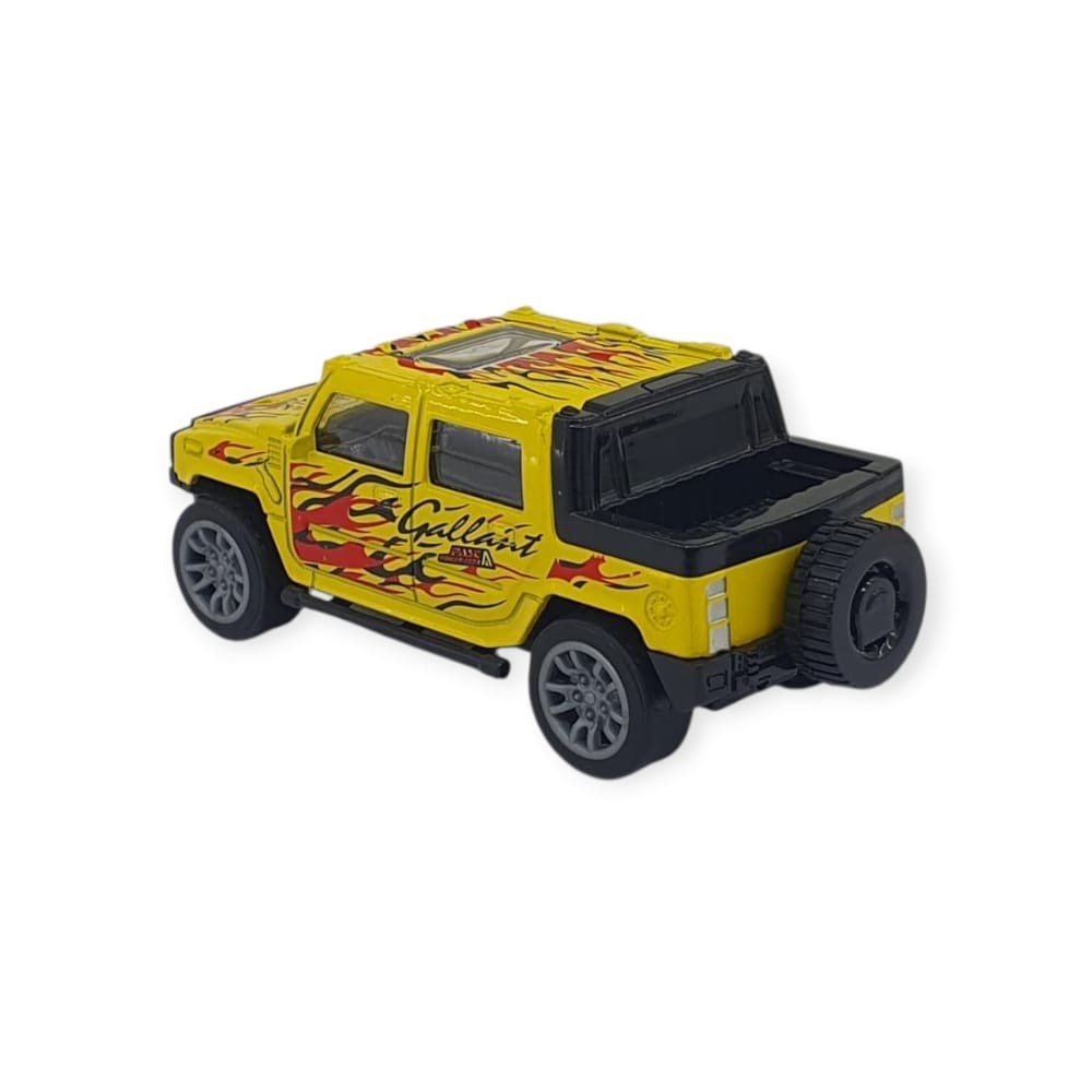 Çek Bırak Araba Metal -K137A7 - Sarı (Lisinya)