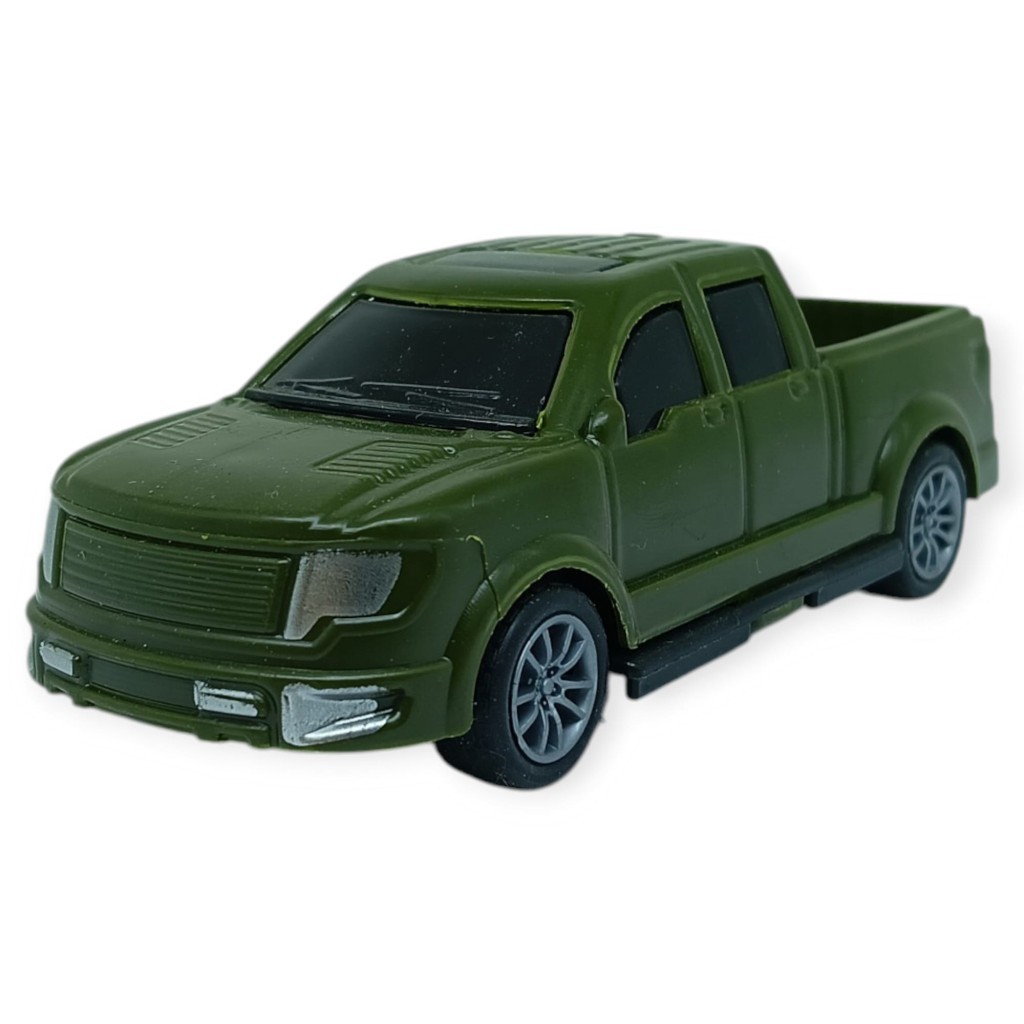 Çek Bırak Arabalar 10 Cm - Yeşil Pick-Up (Lisinya)