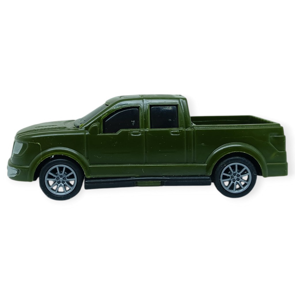 Çek Bırak Arabalar 10 Cm - Yeşil Pick-Up (Lisinya)
