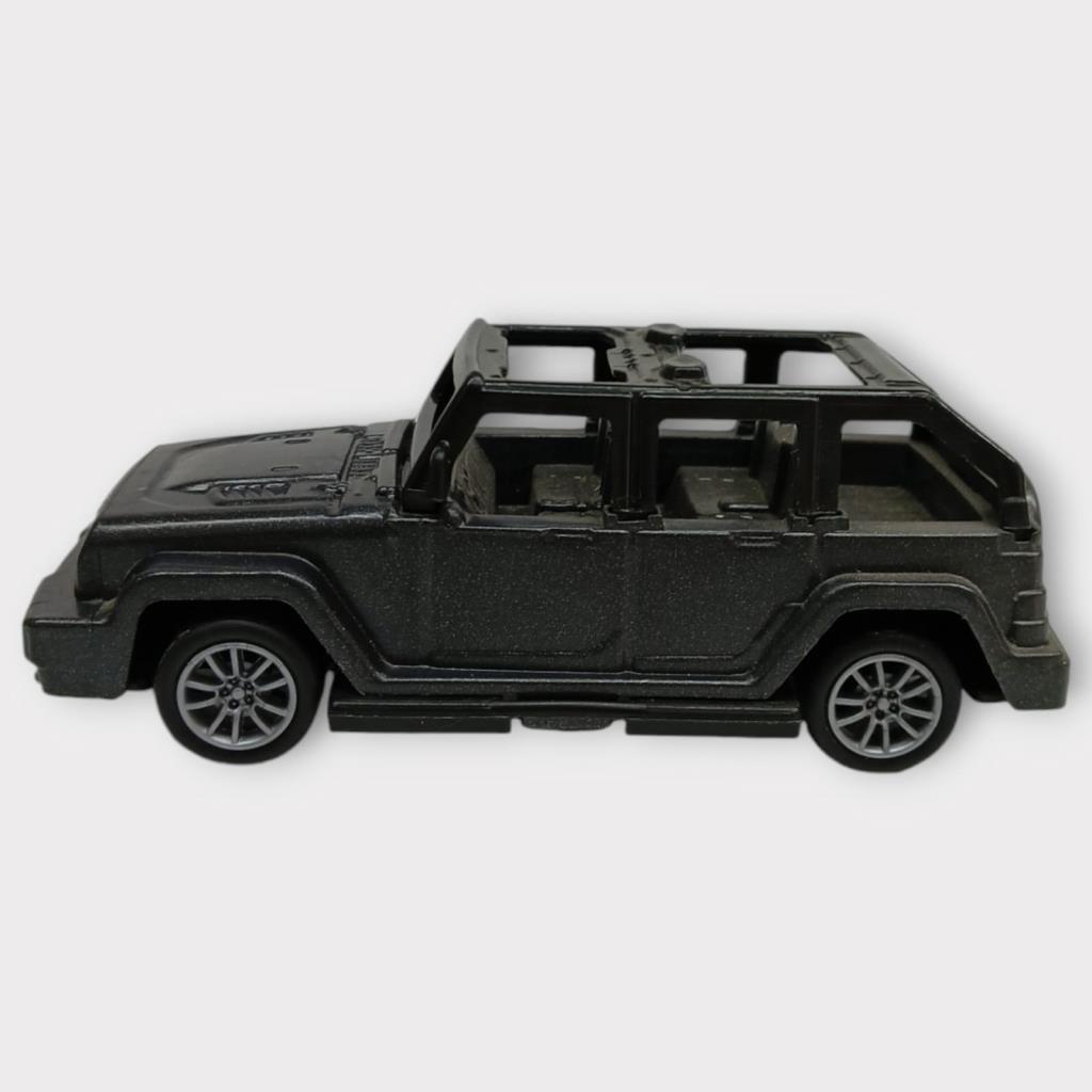 Çek Bırak Arabalar 10 Cm - Siyah Jeep (Lisinya)