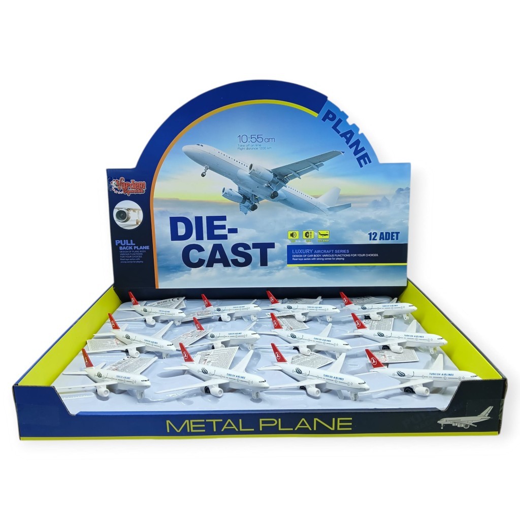 Çek Bırak Işıklı Sesli Yolcu Uçak 15 Cm - 777-2 (Lisinya) Çek Bırak Işıklı Sesli Yolcu Uçak 15 Cm - 777-2 (Lisinya)