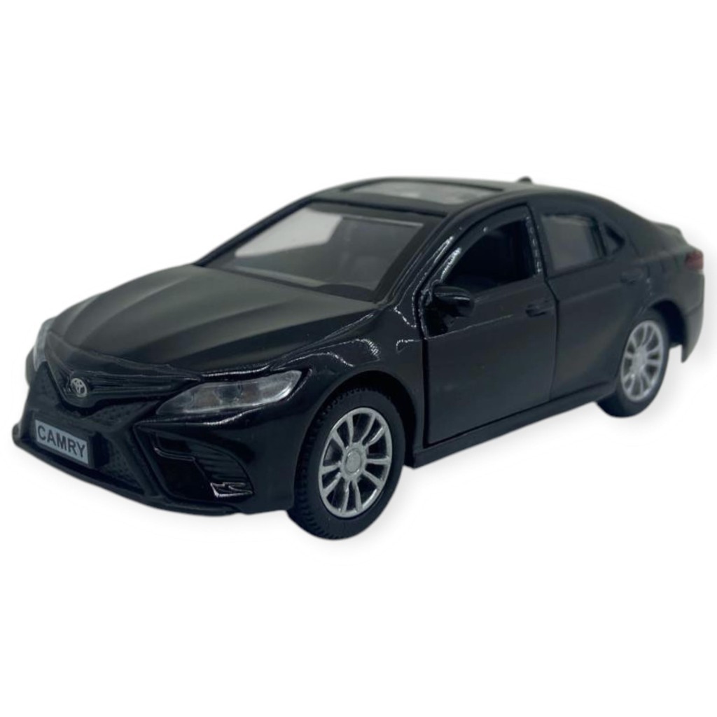 Çek Bırak Kapıları Açılar Sesli  Işıklı Metal Araba - 12 cm - Siyah (Lisinya)
