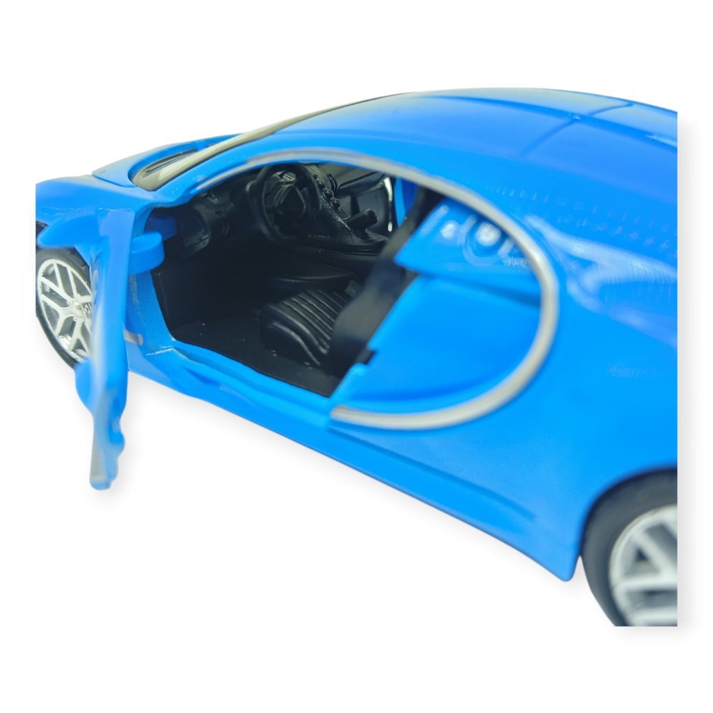 Çek Bırak Metal 12 Cm Model Araba - Mavi (Lisinya)