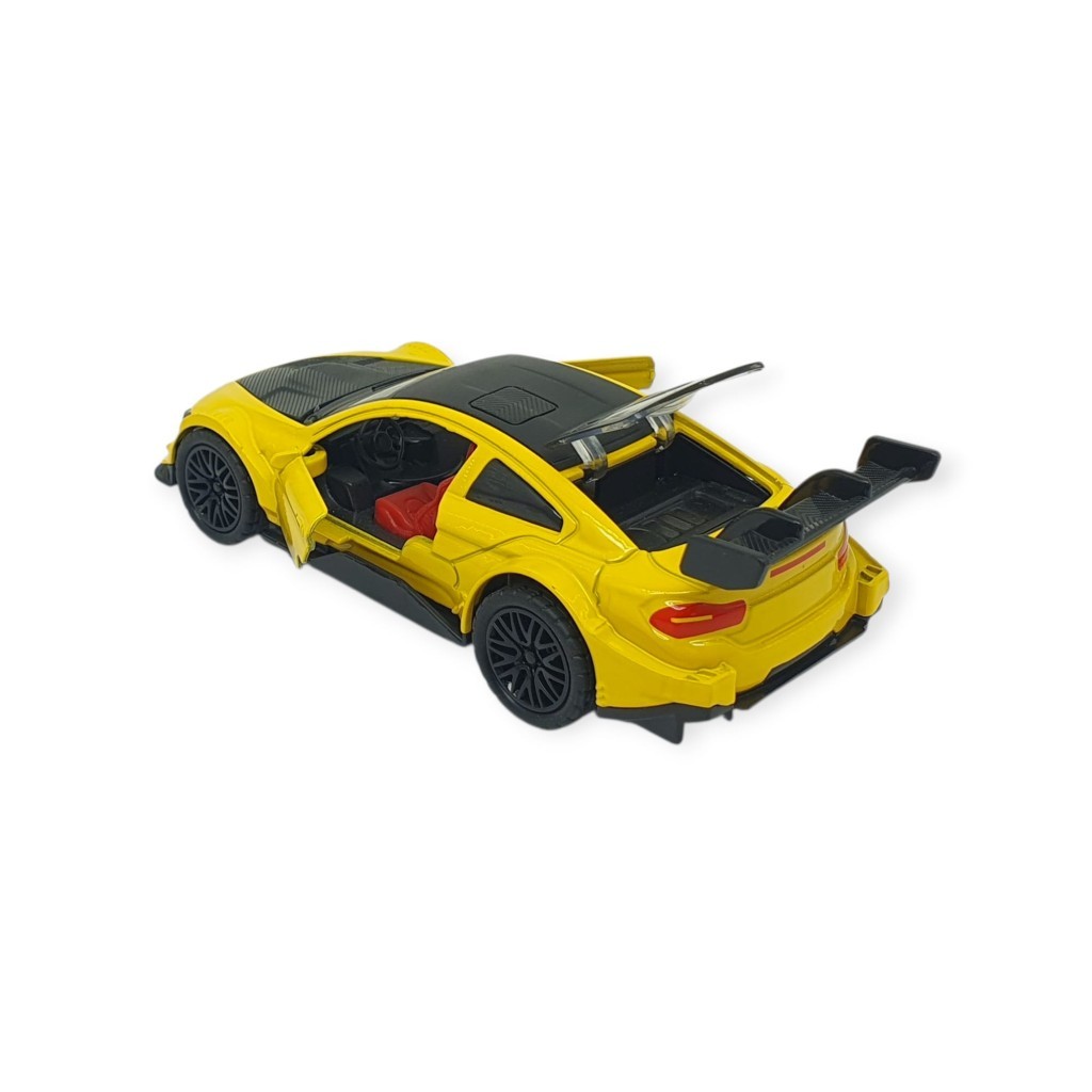 Çek Bırak Metal Arabalar 12 cm - 3671C - Sarı (Lisinya) Çek Bırak Metal Arabalar 12 cm - 3671C - Sarı (Lisinya)