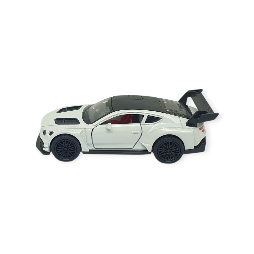 Çek Bırak Metal Arabalar 12 cm - 3671C - Beyaz (Lisinya)