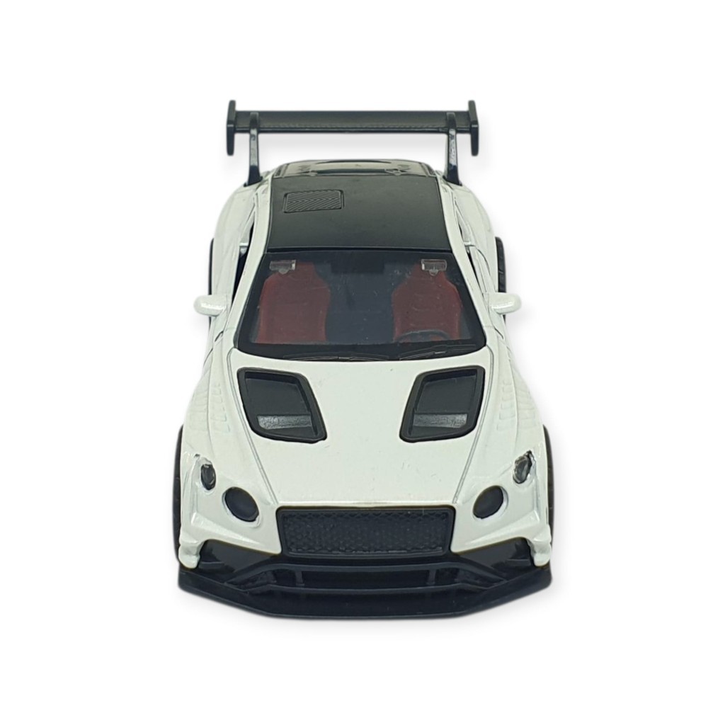 Çek Bırak Metal Arabalar 12 cm - 3671C - Beyaz (Lisinya)