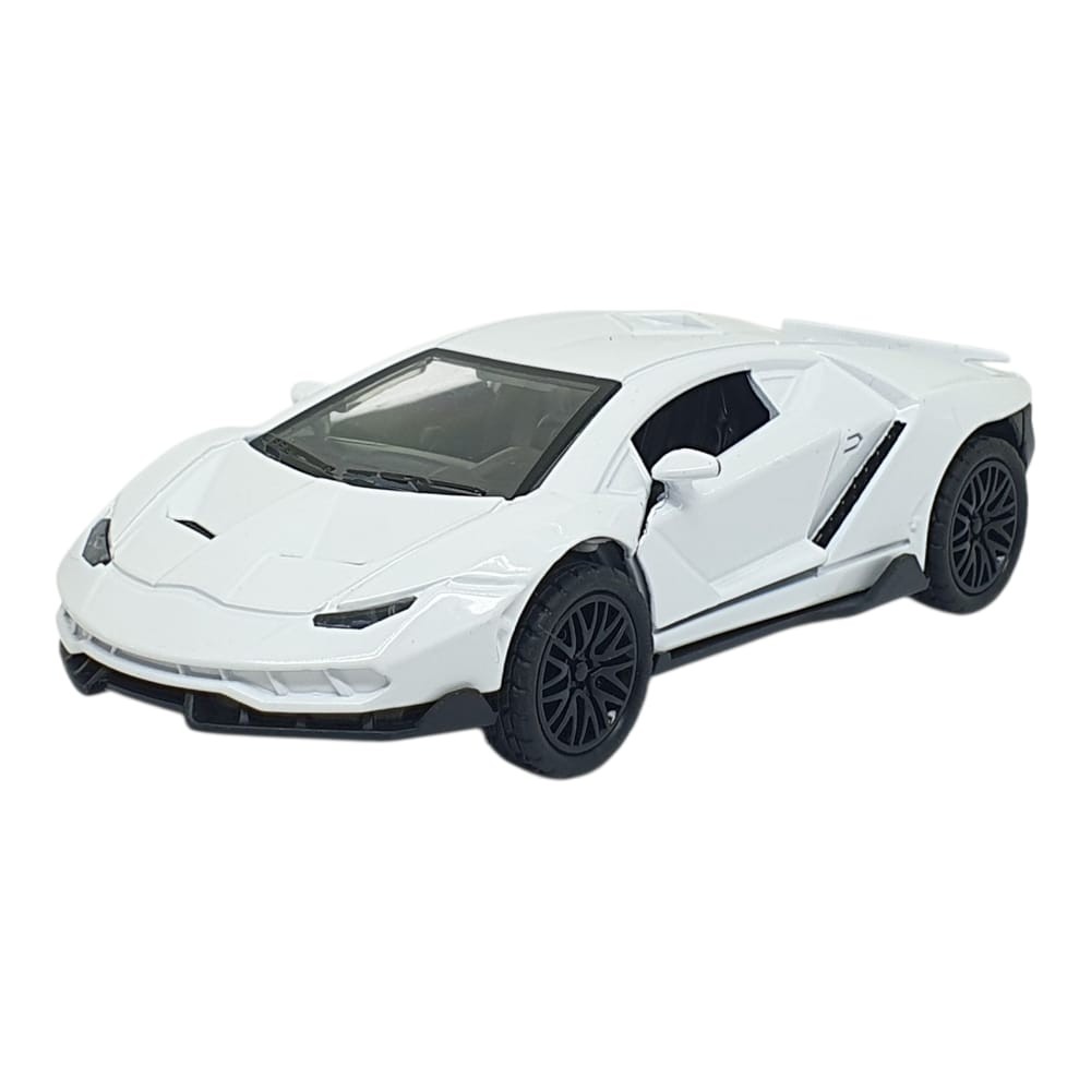 Çek Bırak Metal Arabalar 13 cm - SR2213- Beyaz (Lisinya)