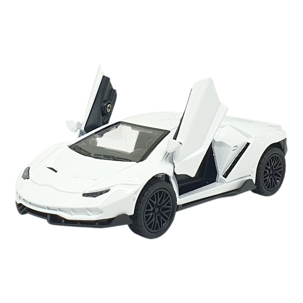 Çek Bırak Metal Arabalar 13 cm - SR2213- Beyaz (Lisinya)