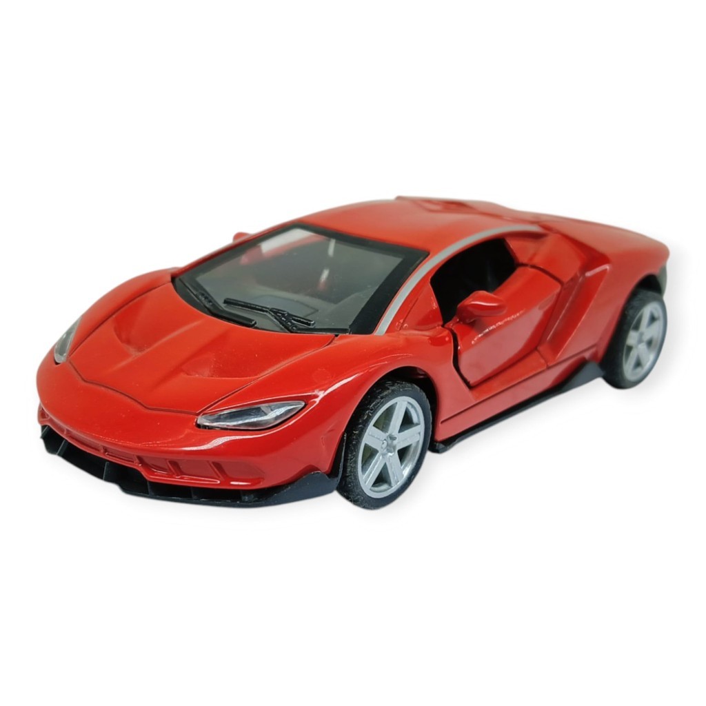 Çek Bırak Metal Arabalar 12 cm - 6632-40 - Kırmızı (Lisinya)