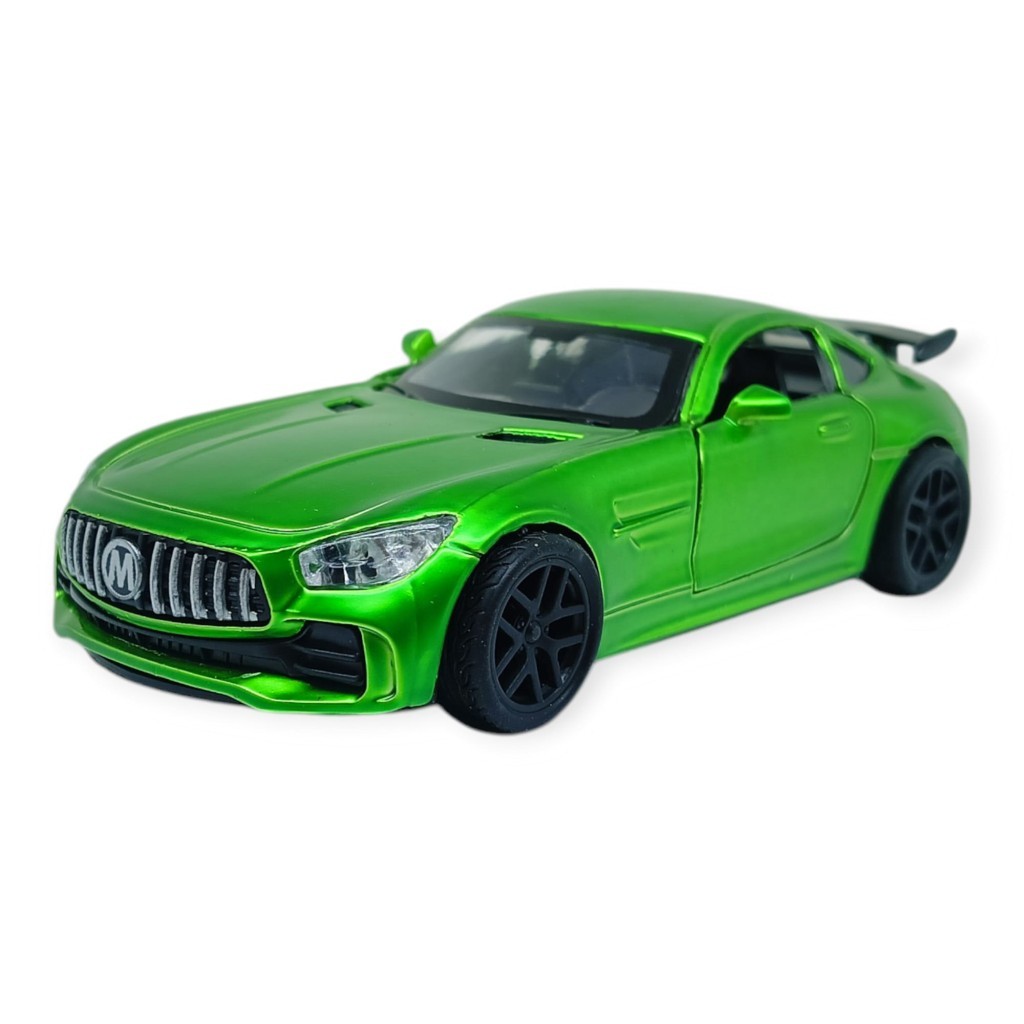 Çek Bırak Metal Arabalar 12 cm - Metalik Yeşil (Lisinya)