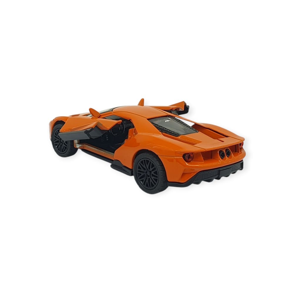 Çek Bırak Metal Arabalar 13 cm - SR2211- Turuncu (Lisinya)