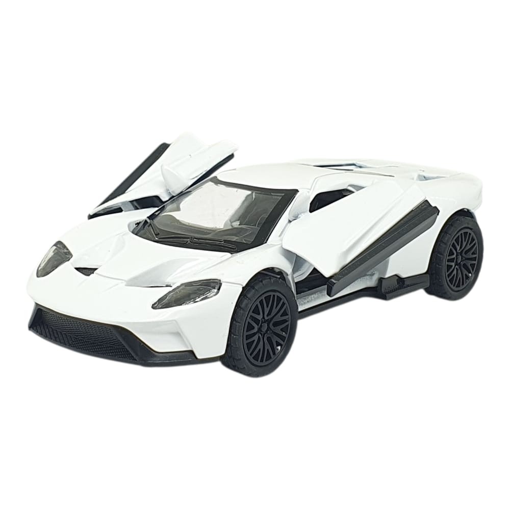 Çek Bırak Metal Arabalar 13 cm - SR2211- Beyaz (Lisinya)