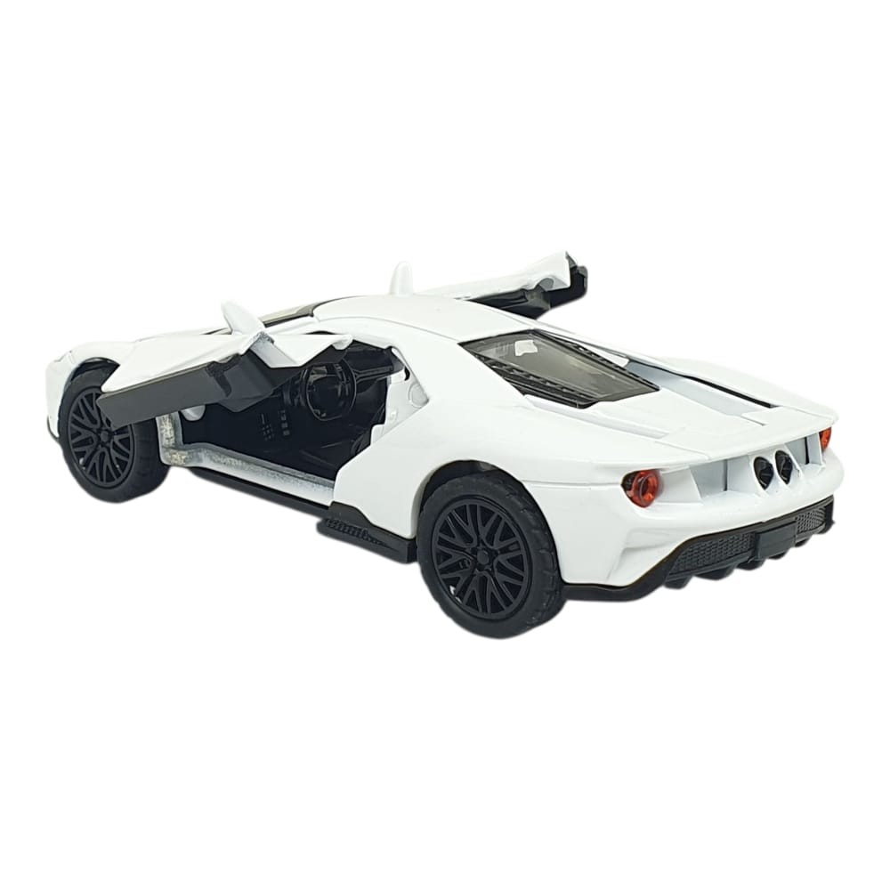 Çek Bırak Metal Arabalar 13 cm - SR2211- Beyaz (Lisinya)