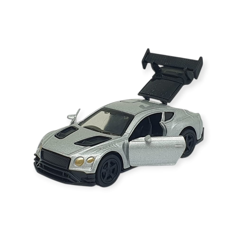 Çek Bırak Metal Küçük Arabalar 8 cm - 6411A-16 - Gümüş (Lisinya)