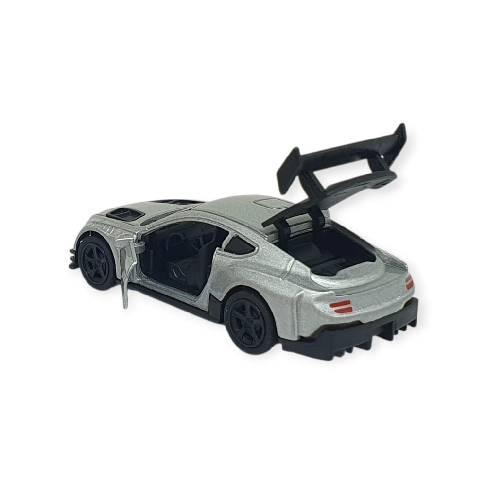Çek Bırak Metal Küçük Arabalar 8 cm - 6411A-16 - Gümüş (Lisinya)