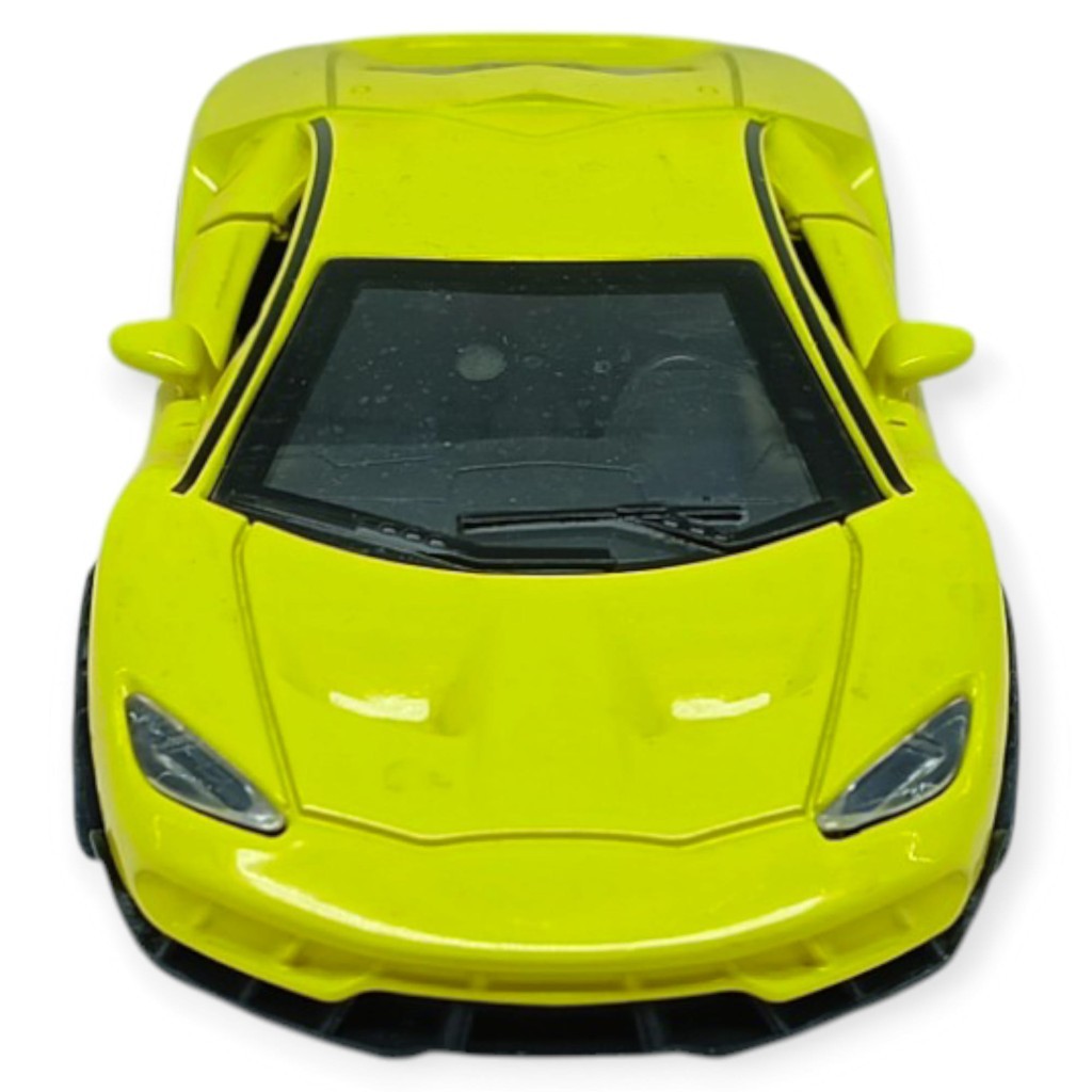 Çek Bırak Metal Arabalar 12 cm - 6632-40S - Sarı (Lisinya)