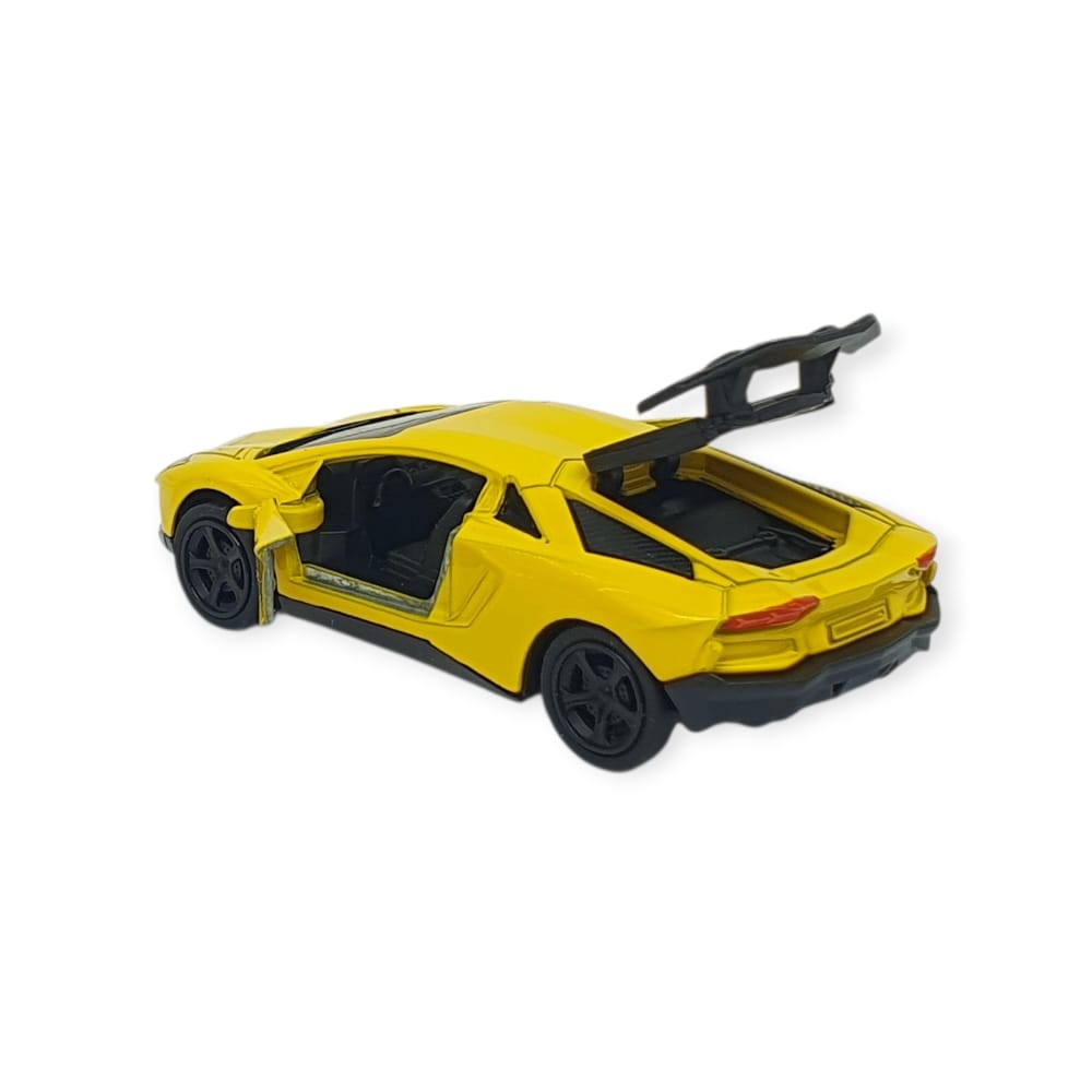 Çek Bırak Metal Küçük Arabalar 8 cm - 6411A-21 - Sarı (Lisinya) Çek Bırak Metal Küçük Arabalar 8 cm - 6411A-21 - Sarı (Lisinya)