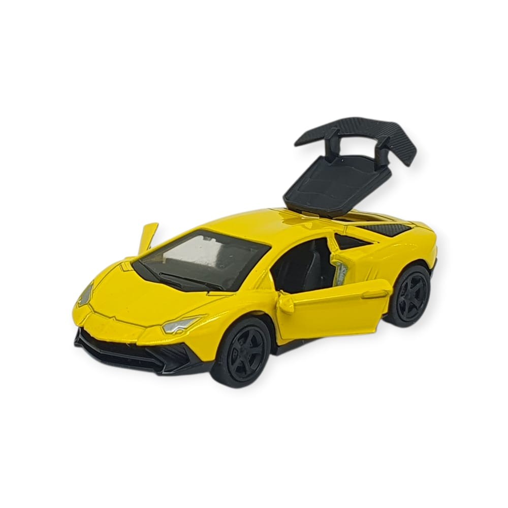 Çek Bırak Metal Küçük Arabalar 8 cm - 6411A-21 - Sarı (Lisinya) Çek Bırak Metal Küçük Arabalar 8 cm - 6411A-21 - Sarı (Lisinya)