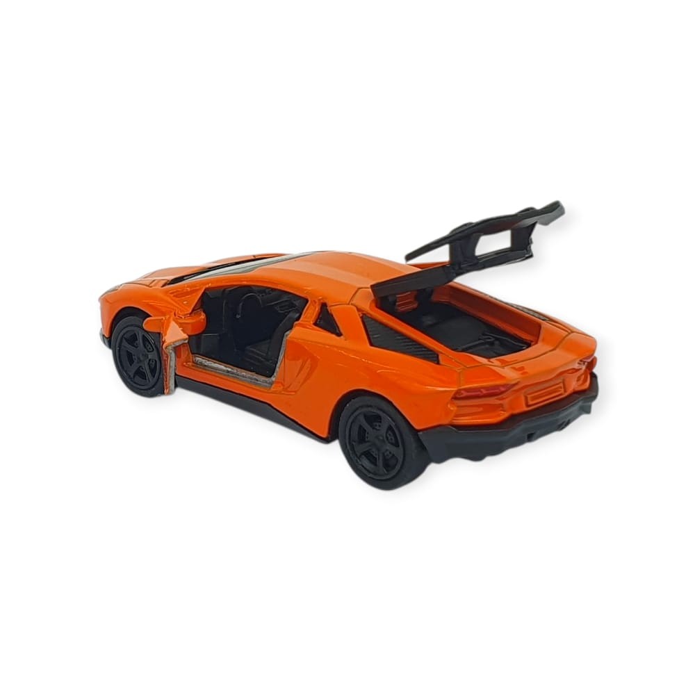 Çek Bırak Metal Küçük Arabalar 8 cm - 6411A-11 - Turuncu (Lisinya) Çek Bırak Metal Küçük Arabalar 8 cm - 6411A-11 - Turuncu (Lisinya)