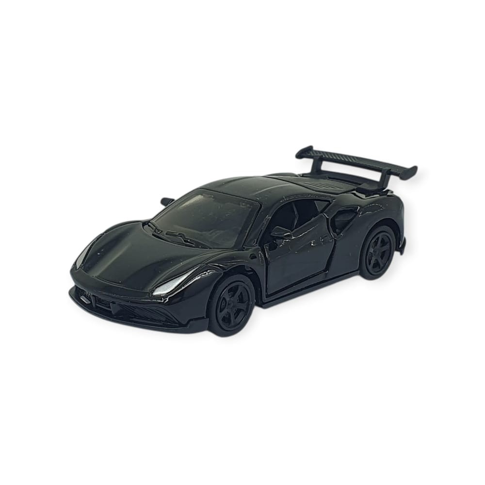 Çek Bırak Metal Küçük Arabalar 8 cm - 6411A-9 - Siyah (Lisinya)