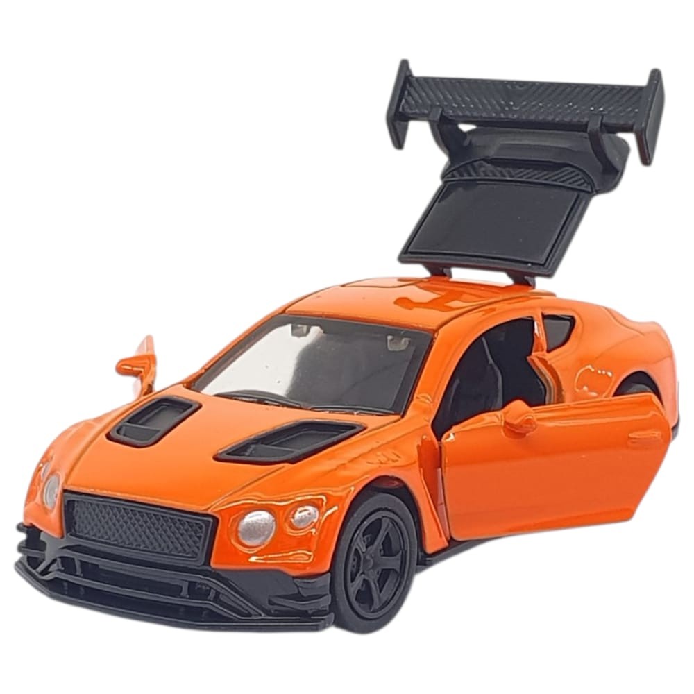 Çek Bırak Metal Küçük Arabalar 8 cm - 6411A-8 - Turuncu (Lisinya)