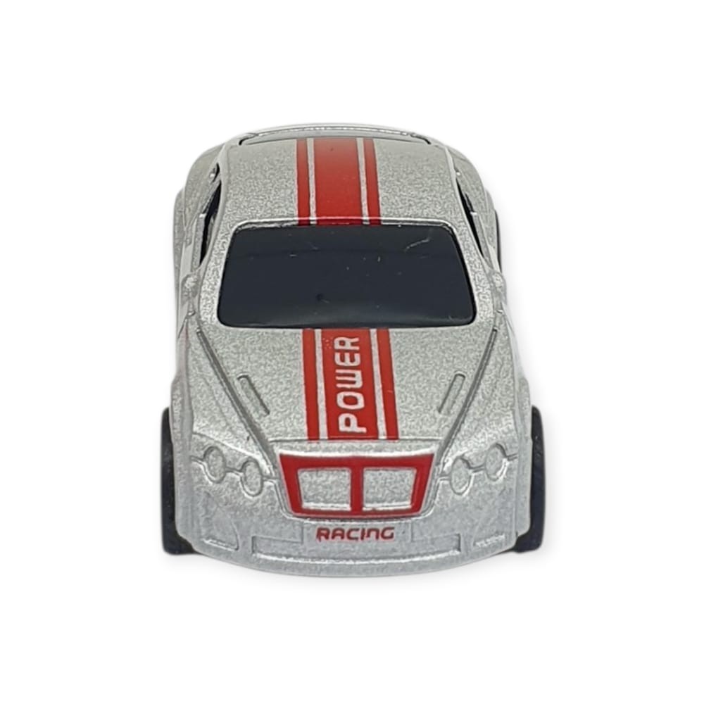 Çek Bırak Metal Küçük Arabalar 8 cm - SH40031 - Gri Spor Araba (Lisinya)